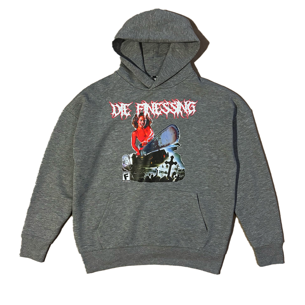 CHAINSAW HOODIE GREY