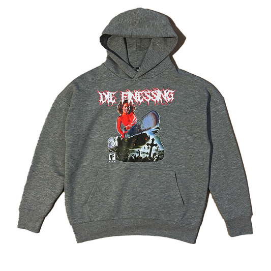 CHAINSAW HOODIE GREY