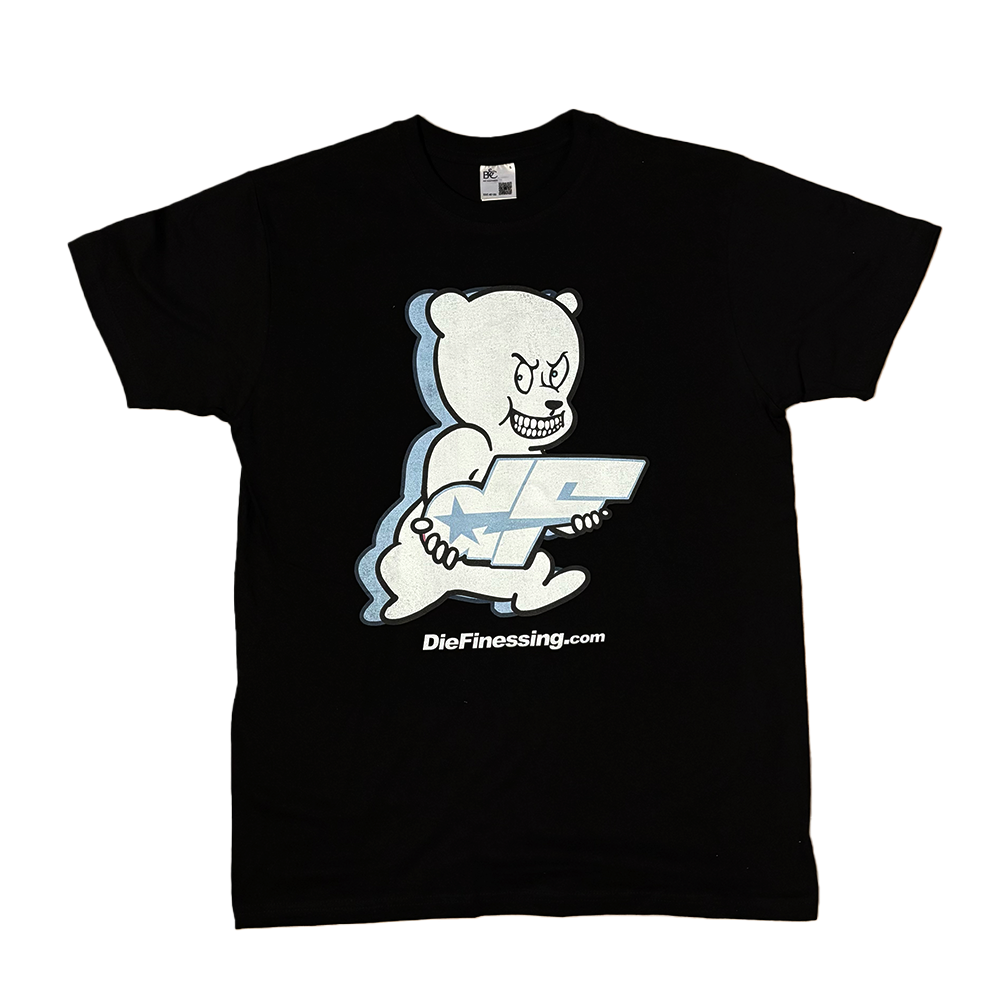 FINESS BEAR T-SHIRT BLACK