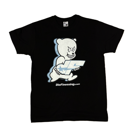 FINESS BEAR T-SHIRT BLACK