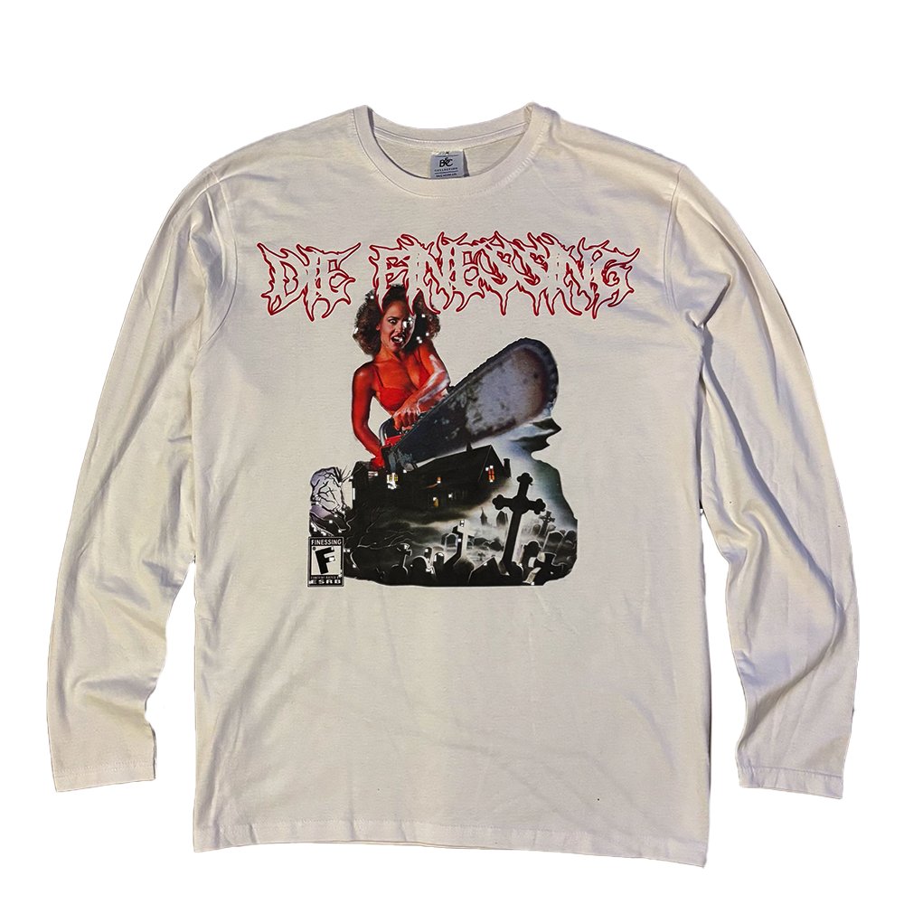 CHAINSAW LONGSLEEVE (WHITE)