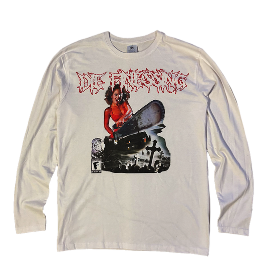 CHAINSAW LONGSLEEVE (WHITE)