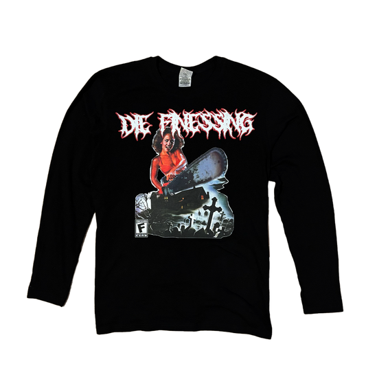 CHAINSAW LONGSLEEVE (BLACK)