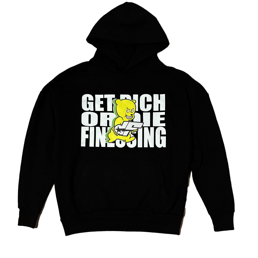 GROD BEAR HOODIE (BLACK)