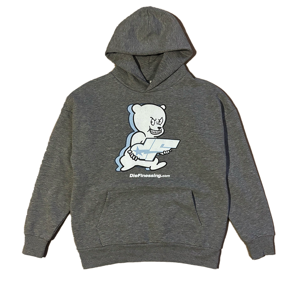 BEAR HOODIE GREY
