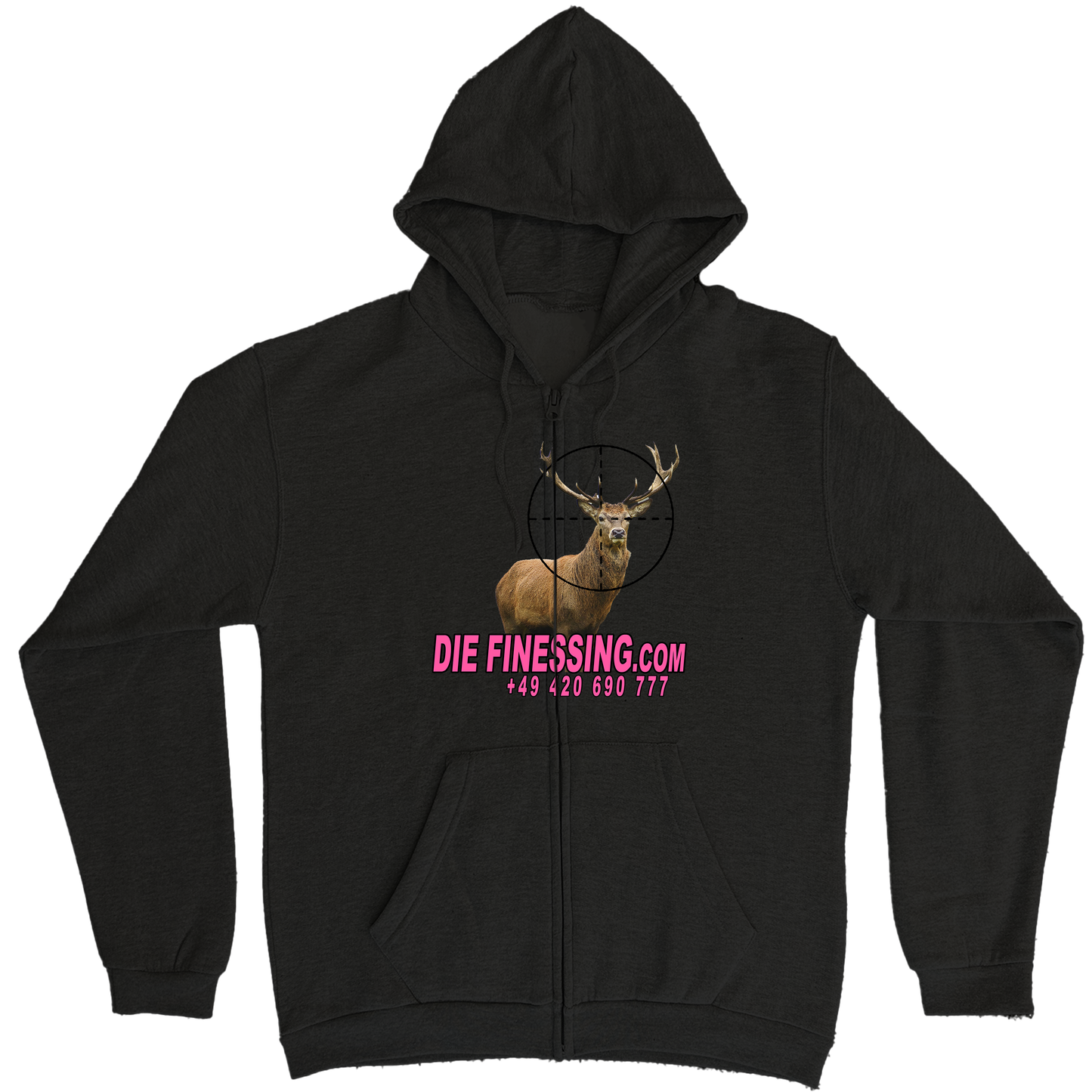 DEER ZIP HOODIE